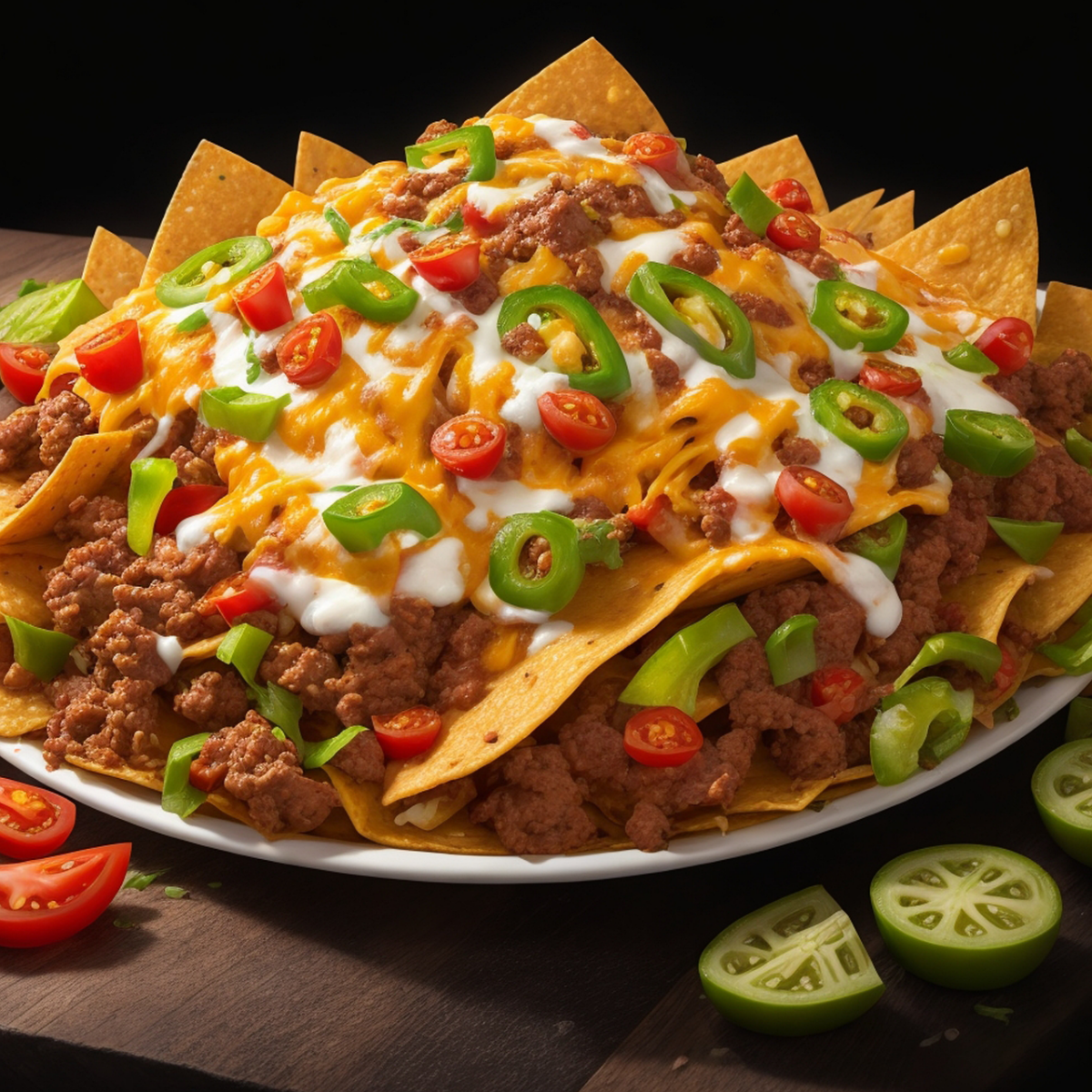 nachos, beef, plate, tomatoes, food, tasty, nachos, nachos, nachos, nachos, nachos