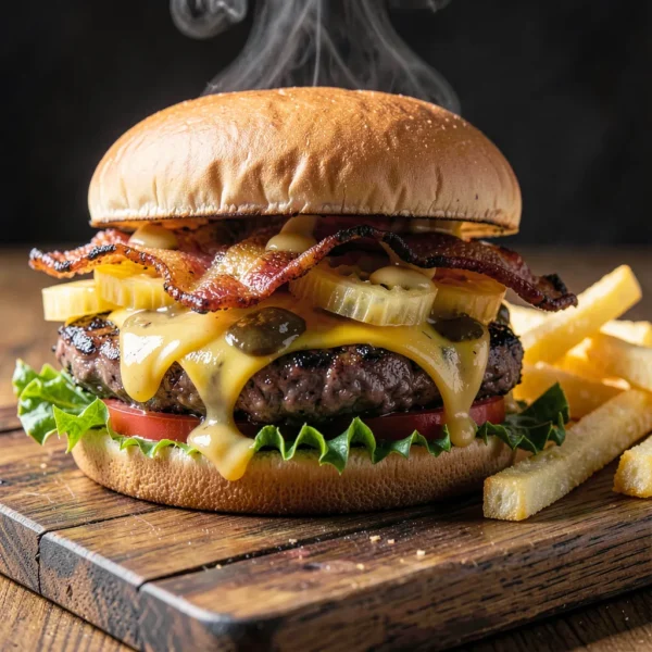 Aloha Burger with Fries