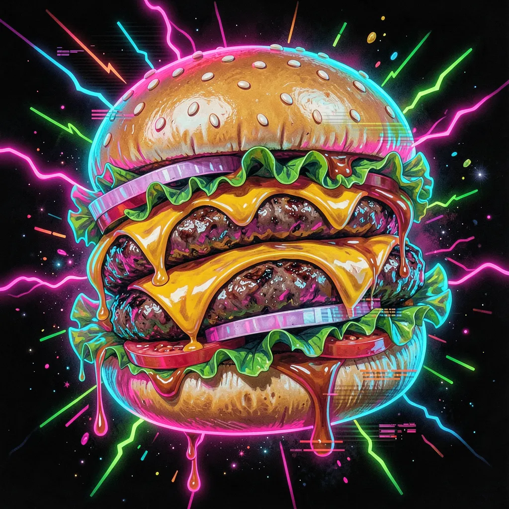 Aloha Burger with Fries