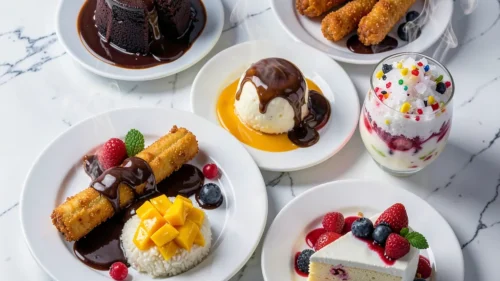 Desserts Category 4-Cheese Truffle Pizza