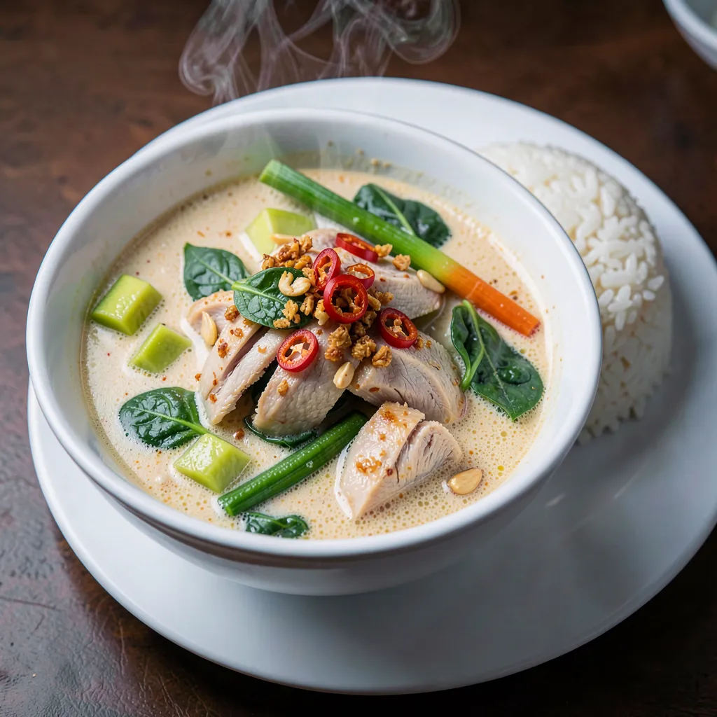 Spicy Chicken Halang-Halang with Rice