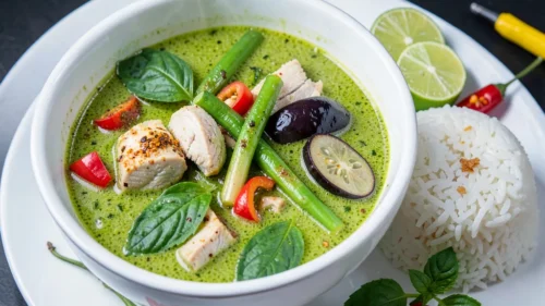 Thai Green Curry with Rice