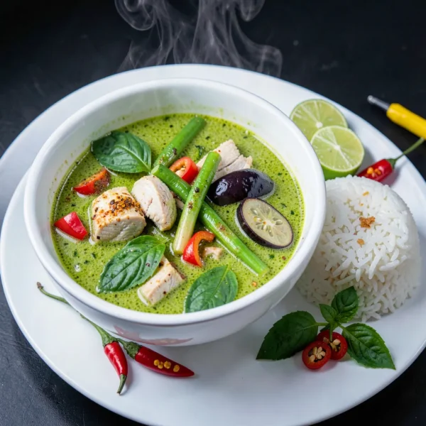 Thai Green Curry with Rice