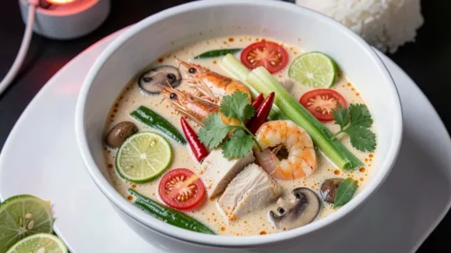 Thai Tom Yum Goong with Rice